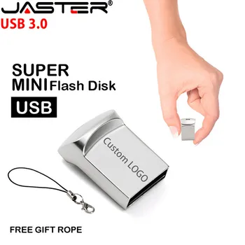 Mini USB 3.0 32GB 64GB Nekilnojamojo Talpos USB Flash Diskas 128GB Pendrive 16 GB 4 GB Pen Ratai U Disko 
