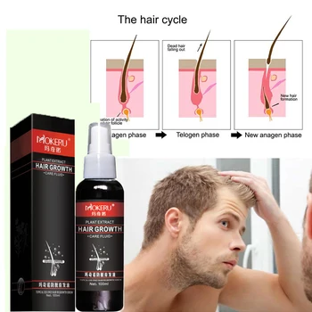 Mokeru Vaistažolių Natūralus Eterinis Aliejus Esmė Spray Plaukų Atauga Aliejus Plaukų Augimą, Kovos Su Plaukų Slinkimas Sveikatos Produktų Apdorojimas