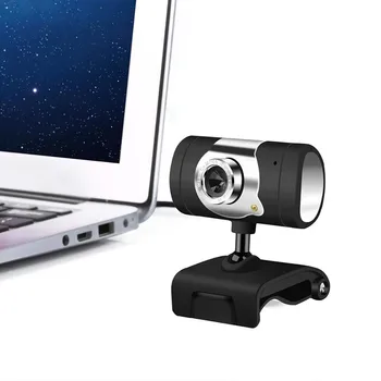 Naujas USB 2.0 30 mega Pixel Web Cam HD Kamera, Kamera Su MIC Mikrofonas, Juodos spalvos Kompiuterio PC Laptop NotebooK