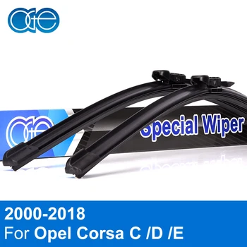 Oge, Priekinio Ir Galinio Valytuvo Opel Corsa C D E 2000-2017 Aukštos Kokybės Gumos Priekinio Stiklo Automobilių Reikmenys
