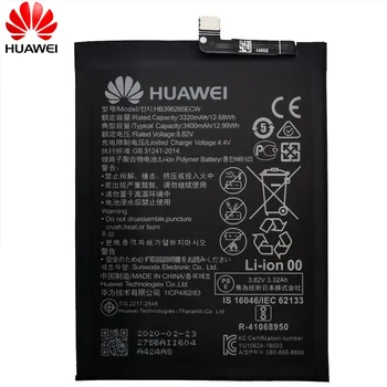 Originalus atsarginis Telefono Baterija HB396286ECW Už Huawei Honor 10 Lite Honor10 Lite Supilkite P Smart 2019 Baterija 3400mAh