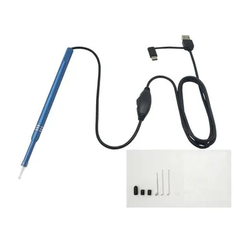 Otoscope Medicinos 1080P Ausies Sritį Kamera HD ausų sierą Endoskopą USB Tikrinti Cam Ausies Priežiūros valymo Įrankis su 4.3 colio Ekrano Telefonas