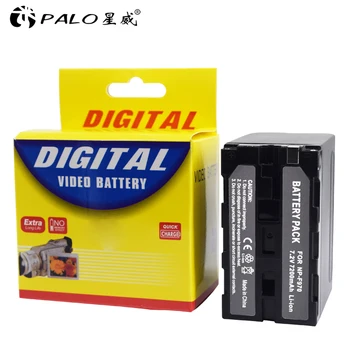 PALO 7.2 V 7200mAh NP-F960 NP-F970 NP F960 F970 F950 Baterija Sony PLM-100 CCD-TRV35 MVC-FD91 MC1500C L10 / USB Dual įkroviklis