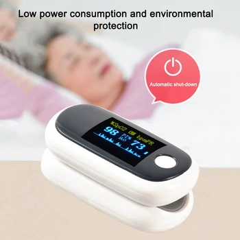 Piršto Pulse Oximeter SpO2 PR OLED PI Įkrovimo Oximetro De Dedo Pulsioximetro Širdies ritmo Monitorius Medicinos Namų HealthyCare