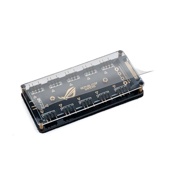 RGEEK 5V 3-pin RGB 10 Stebulės Splitter SATA Maitinimo 3pin ARGB Adapteris Pratęsimo Kabelis ASUS 
