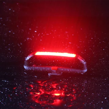 ROCKBROS Dviračių Šviesos Vandeniui Dviratį užpakalinis žibintas LED USB Įkraunama Saugos Atgal Šviesos Jojimo Įspėjimo Balno Dviračio Galinis Žibintas