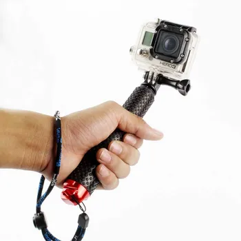 Savarankiškai Selfie Stick Nešiojamą Ištraukiamas Polių Monopodzie už GoPro HERO 9 8 7 6 5 xiaomi yi 4k SJCAM SJ4000 SJ5000 SJ7000 Priedai