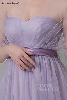 Skraiste demoiselle d ' honneur karšto pardavimo gazas ALine pusė rankovės kabrioletas levandų violetinė bridesmaid suknelę ilgai vestido madrinha