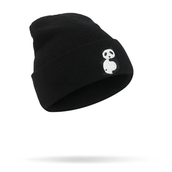 Sprogstamosios mados mielas hip-hop megzti skrybėlę kūrybos gyvūnų siuvinėjimo vilnos skrybėlę
