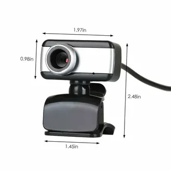 Sukiojamomis USB2.0 HD Kamera, vaizdo Kameros 1080P Su Mikrofonu PC Nešiojamieji kompiuteriai Kompiuterio Darbalaukio Belaidžio 