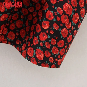 Tangada 2021 Mados Moterų Padidėjo Spausdinti Marškinėliai Suknelė ilgomis Rankovėmis Ponios Plisuotos Prarasti Mini Suknelė Vestidos 7Y1