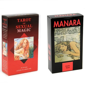 Taro Magijos Žaidimai 78 Arcans Kaladės Kortų Žaidimas ispanų Leidimas, Vyrų ir Moterų erotiniai manara de la nuit Sala Laikas
