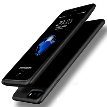 Top 7000mAh Ultra Slim Baterijos Kroviklis Atveju iPhone 6 7 8 6s Plius Baterija Atveju Galios Bankų Apmokestinimo Atvejais, Įkroviklis Atgal Pack
