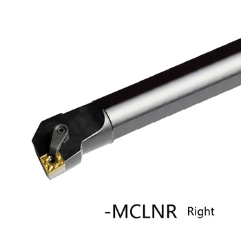 UŽ MCLNR S16Q-MCLNR12 S20R-MCLNR12 Vidaus Tekinimo Įrankio Laikiklis Staklės, pjovimo MCLNL 25mm Karbido įdėklai, CNC Gręžimo Baras CNMG