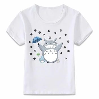 Vaikiški Drabužiai Marškinėliai, Mano Kaimynas Totoro ir Katė Autobusų Anime Miško Dvasia Berniukų ir Mergaičių Bamblys Marškinėliai