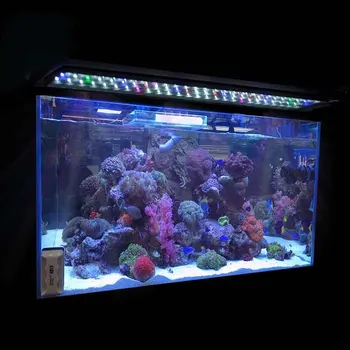 Vandeniui LED Akvariumo Apšvietimą Žuvų Bakas Šviesos Juosta Mėlyna Povandeninis Povandeninis Įrašą Lempa, Vandens Dekoracijos 30/40/60cm