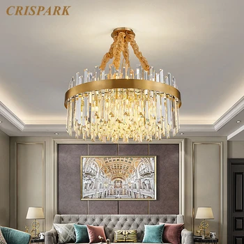 Vario Kristalų Liustra Apšvietimo Turas Cristal Prizmę Modernūs, Prabangūs Lubų Lempa Art Deco Patalpų Šviesos Rungtynių už Kambarį