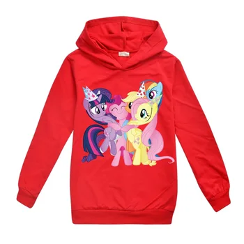 Vienaragis Mano Mažai Pony 3D Hoodie vaikų Palaidinės 3D Hoodies Puloveriai Viršutiniai drabužiai Hoodie berniukų, mergaičių sportiniai Kostiumai Streetwear