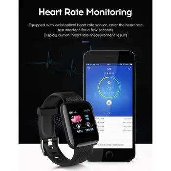 VIKEFON D13 Smart Watch Širdies ritmas, Kraujo Spaudimas Žiūrėti Smart Apyrankė Sporto Android Laikrodžiai Smart Band Apyrankę Smartwatch