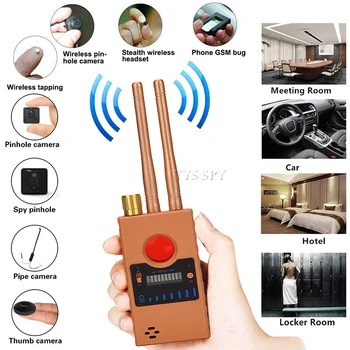 Wifi Pinhole Hidden Camera Detector Dual Antenos G529 RF Signalo Paslaptis, GPS Garso GSM Mobiliojo ryšio Mikro Kamera Stabdžių Tiesus Spy Klaidą Ieškiklis
