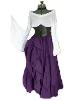 Xxxxxl 4xl Halloween Kostiumai Cosplay Viduramžių Rūmuose Princesė Suknelė Vintage Šalies Vakare Gown Renesanso Moterų Kostiumas Suknelė