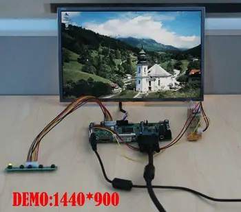 Yqwsyxl Kontrolės Valdyba Stebėti Rinkinys QD15TL02 /QD15TL04 1280X800 HDMI + DVI + VGA LCD LED ekrano Valdiklio plokštės Tvarkyklės