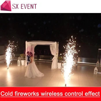 šalta liepsna šalto pyro patalpų, specialiųjų efektų etape belaidžio uždegimo sistemos fejerverkai vestuvėms
