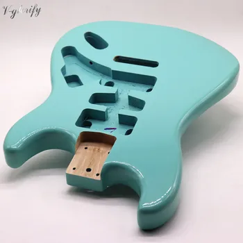 šviesiai žalia ST gitara kūno tuopos medienos ST gitara barelį gitara dalys